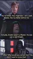Another star wars Jedi master meme.