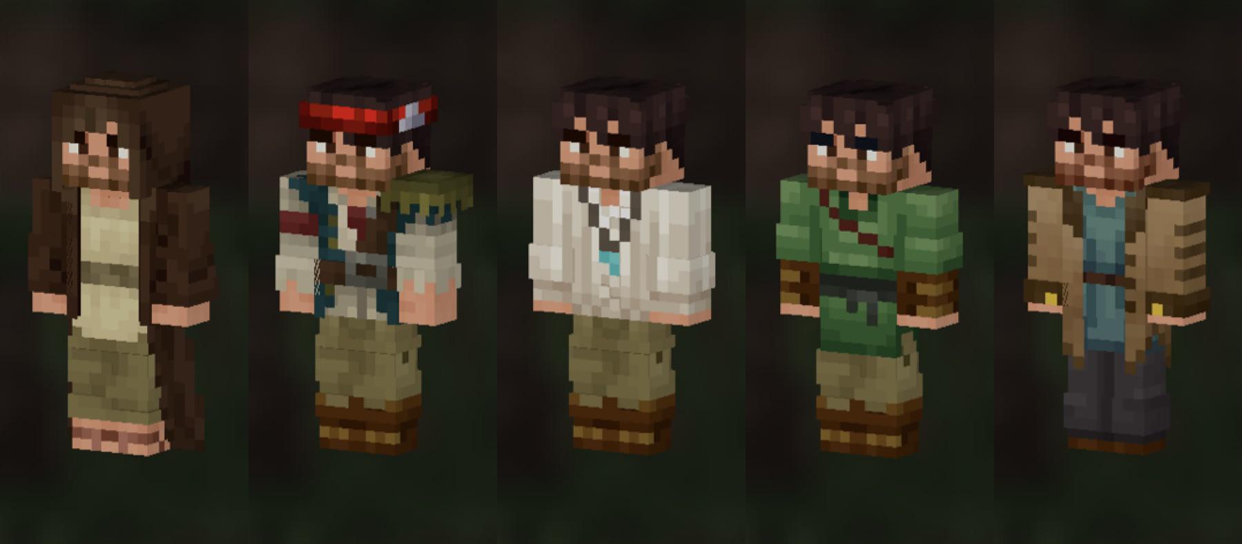 Collection of some of my outfits in the Bedrock Character Creator ...
