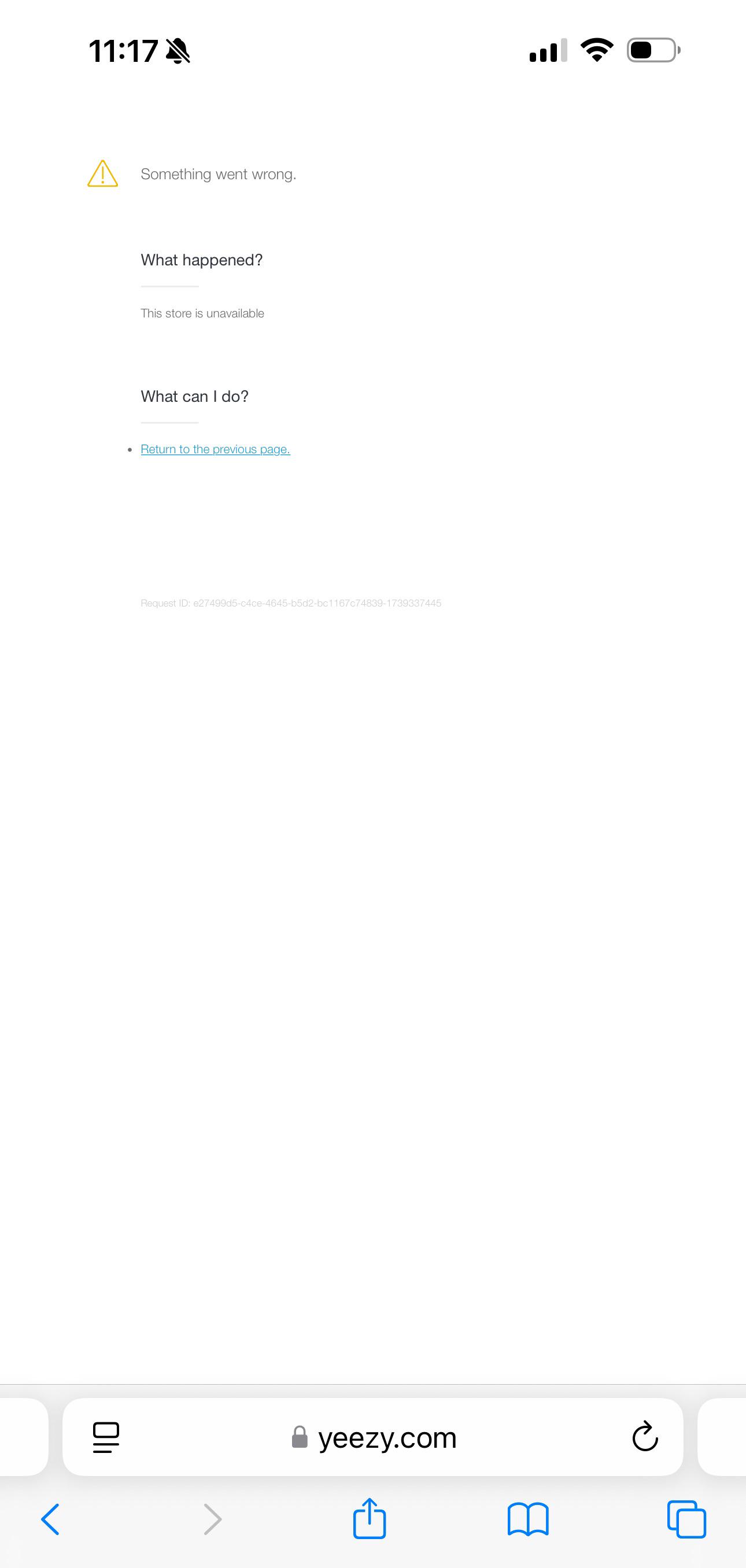 Yzy site is gone. | Scrolller