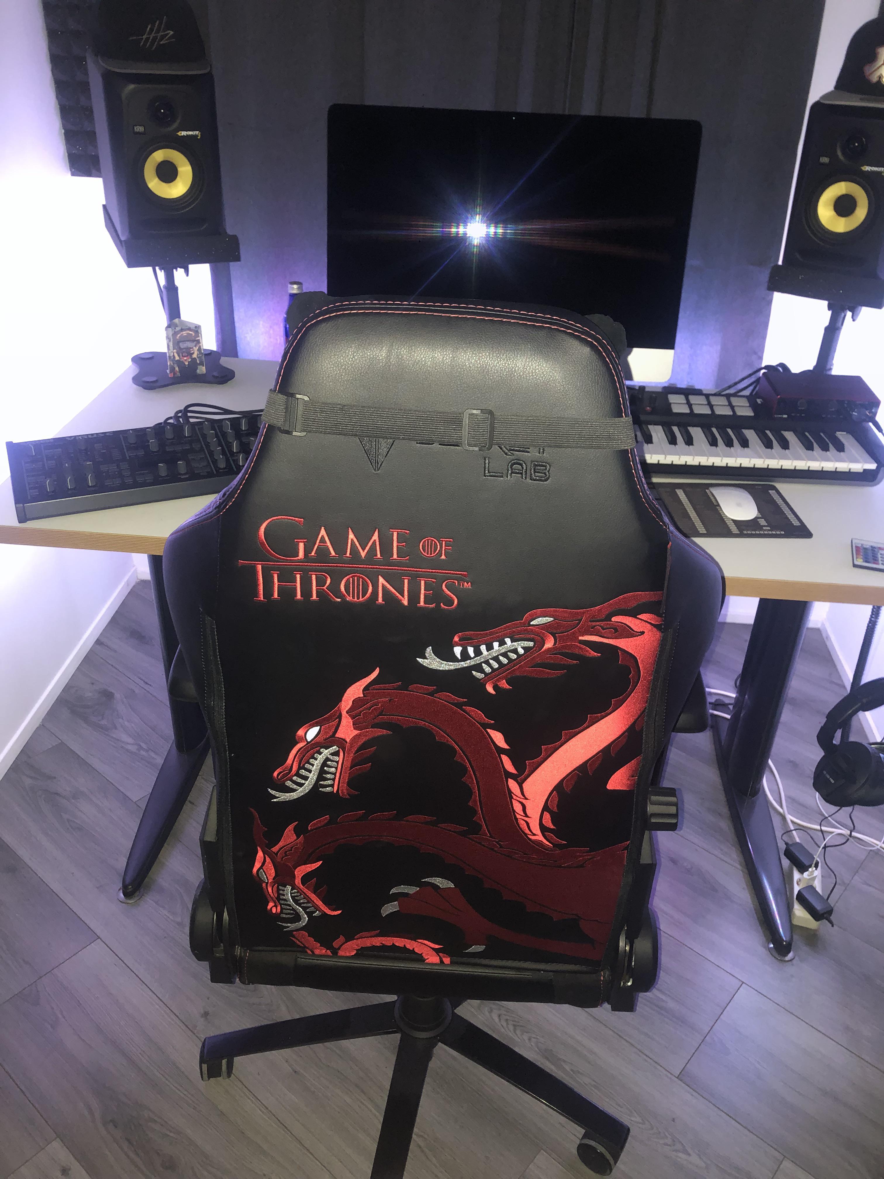 My studio setup with my TITAN 2020 secretlab chair! #secretlab