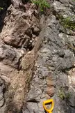 A discontinuity in Devonian limestones near Miedzianka Mountain, Poland. Since titles allow max 300 letters, check the comments for more info.