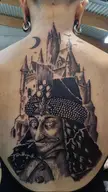 Portrait of Vlad Tepes by Baltazar DKV Tattoo (France)