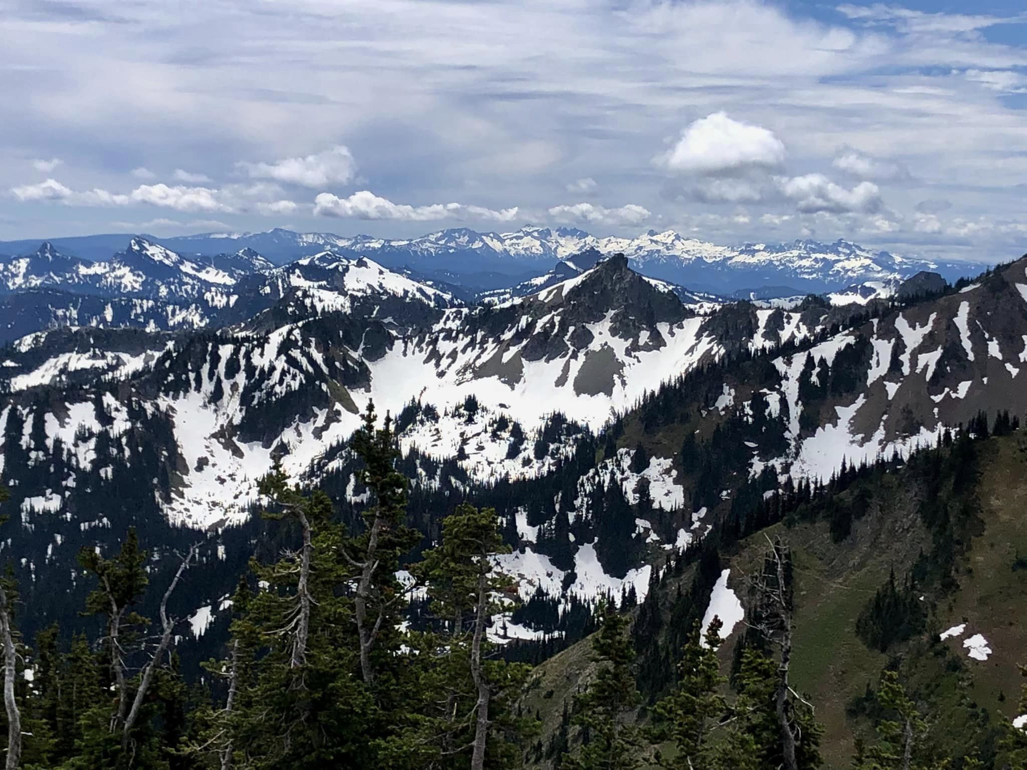 View from Crystal Mountain, Washington in 2022 [OC]
