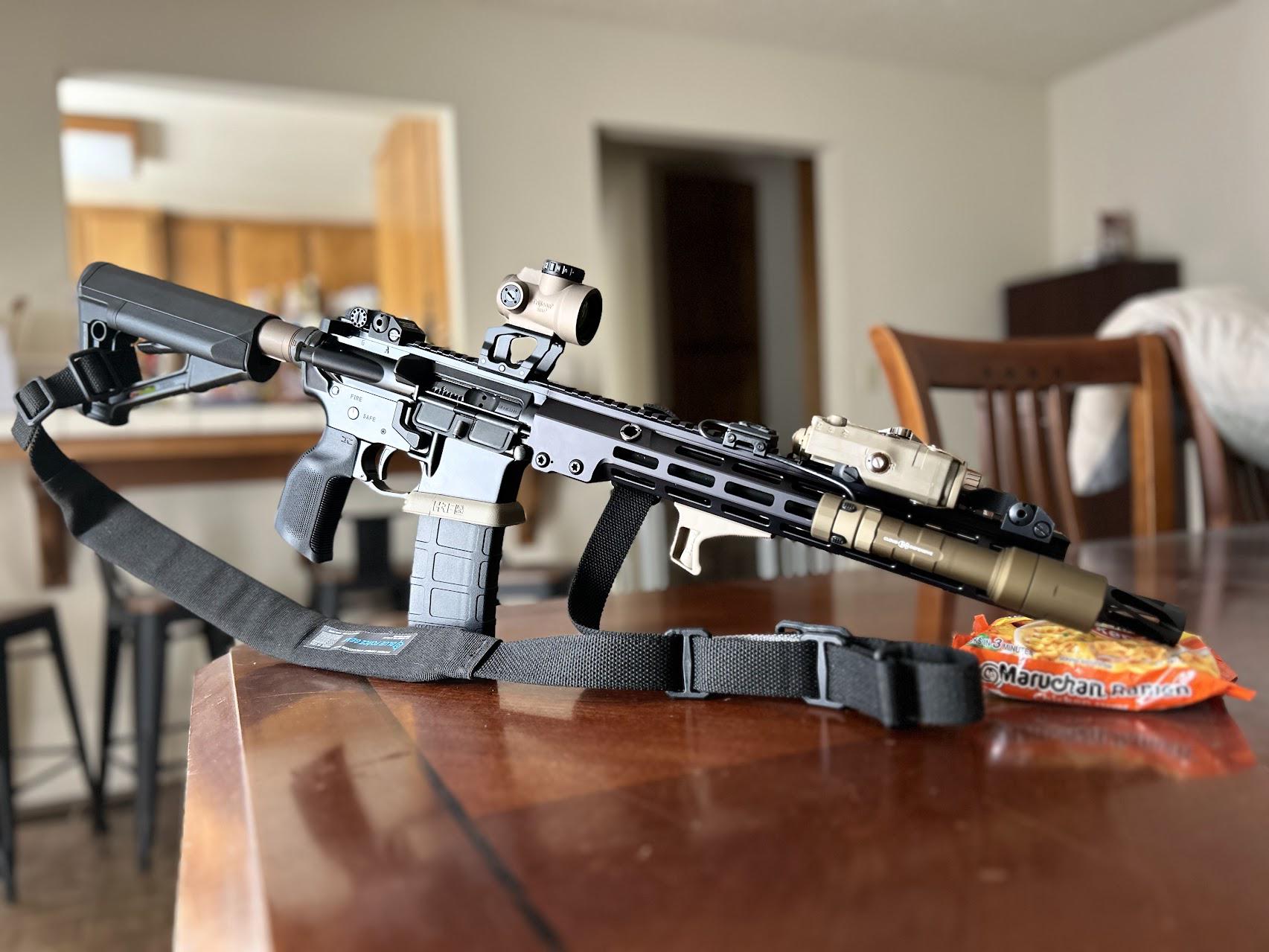 Mod 1 Rifle My two new best friends... the rifle and the ramen. (Geissele Super ...