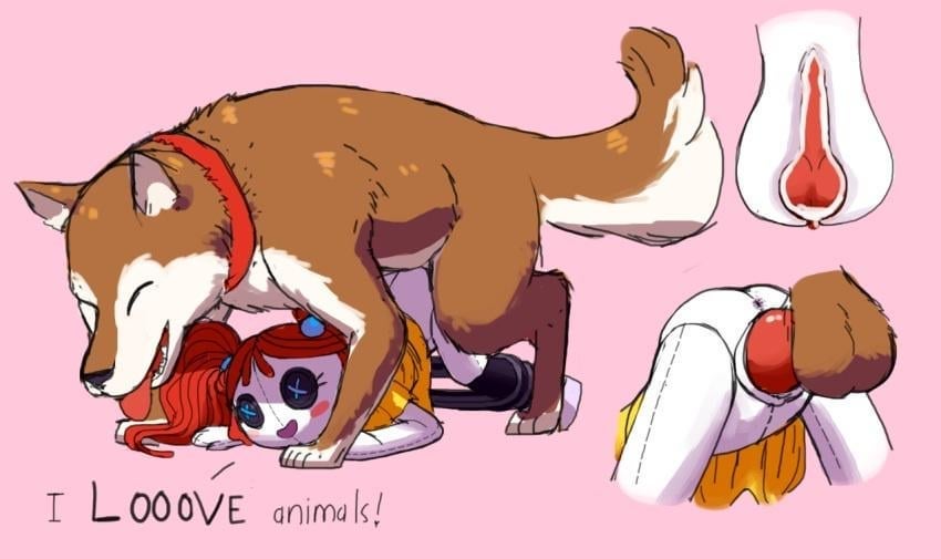 Furry hentai and anthropomorphic animal art featuring busty anime girls in pet play and bondage gear