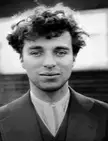 Charlie Chaplin without his makeup, mustache and hat (1910s)