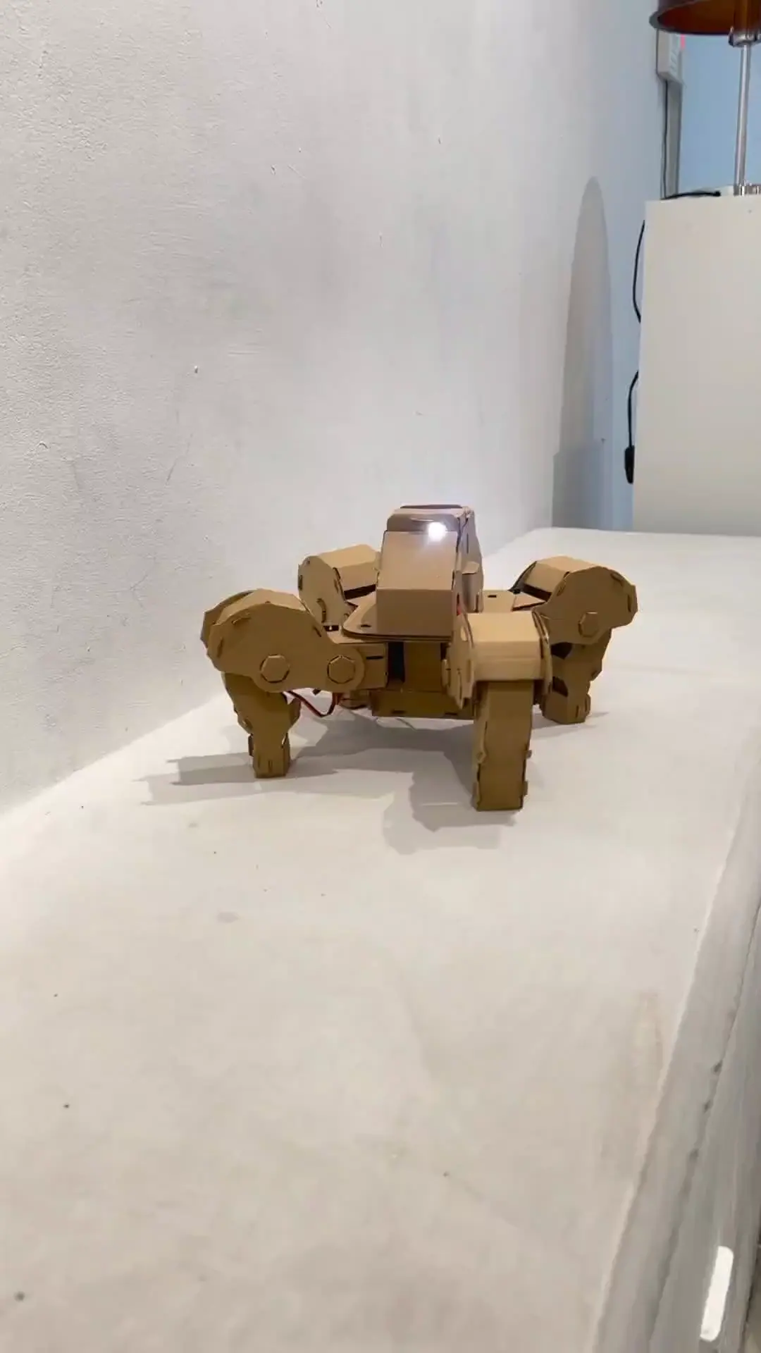 Eco-friendly cardboard robot