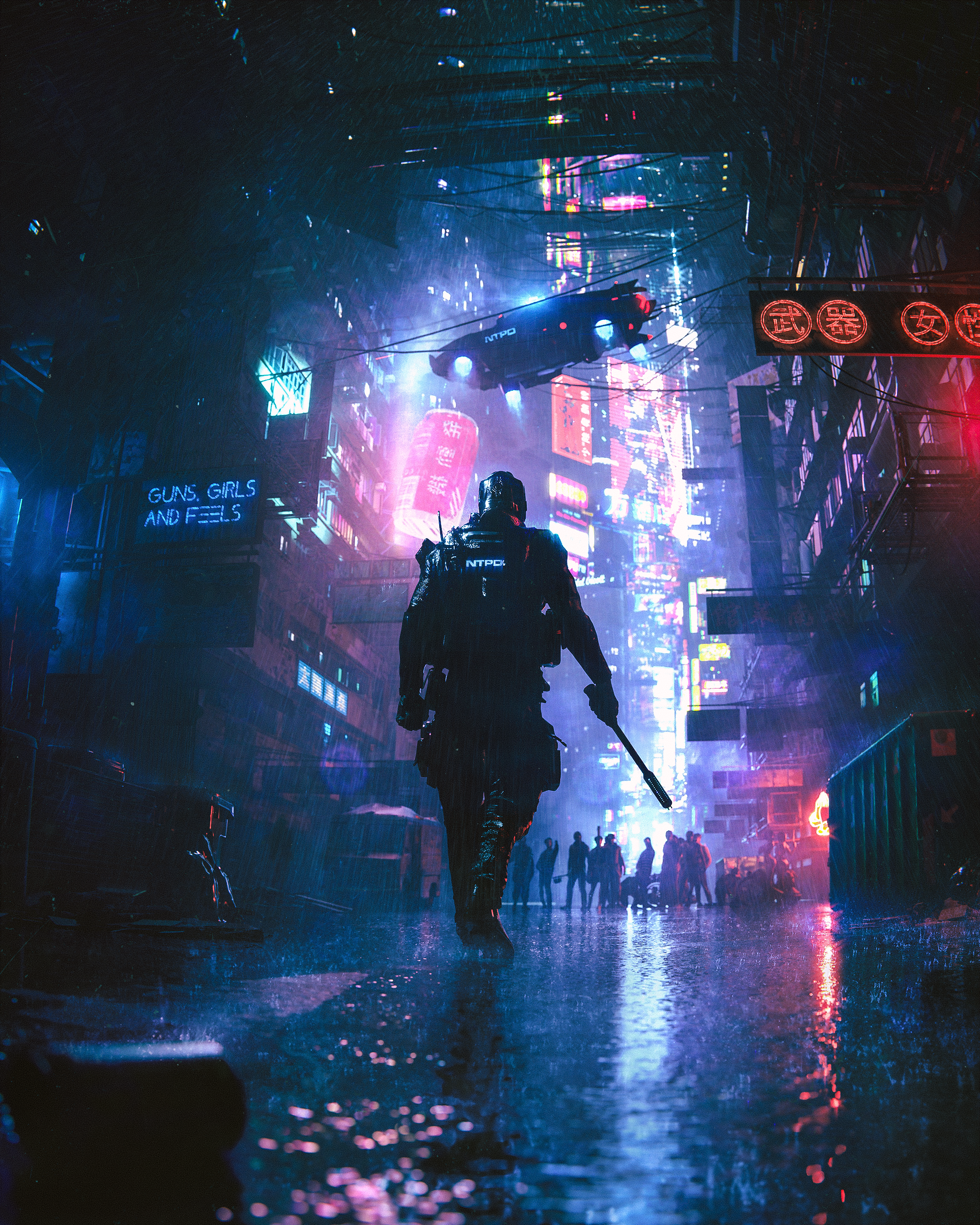 I made this covert art for Stu Jones upcoming cyberpunk novel "The Zone"