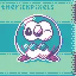 Shiny Rowlet Pixel Art Sprite (Fan Art)