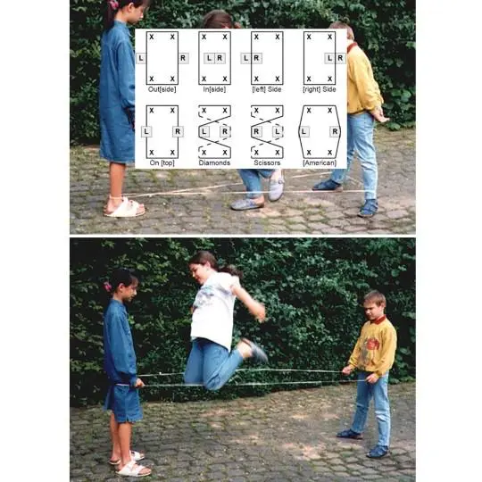 Elastics / Gummitwist / Ropes (Left Right Left Right In Out In On ...