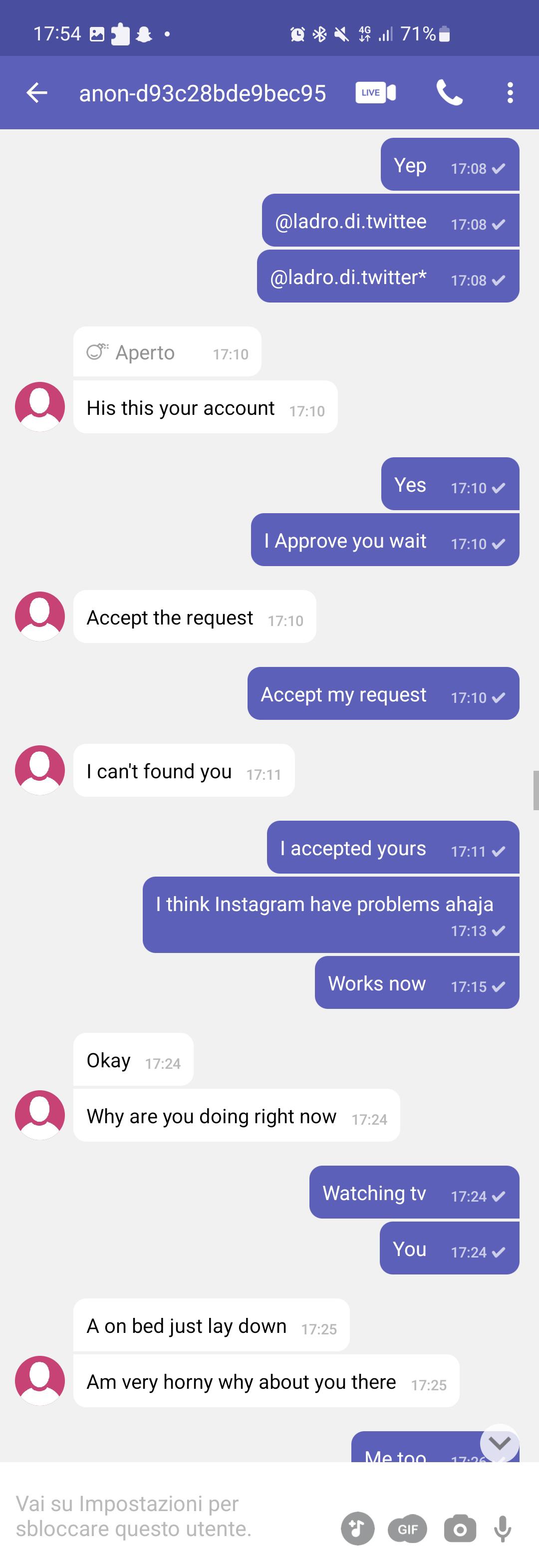 Scambaiting screenshots of a sextortion attempt on Telegram featuring a fake McDonald's job application