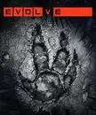 EVOLVE (2015) perfectly captures the entire premise of the game within its logo.