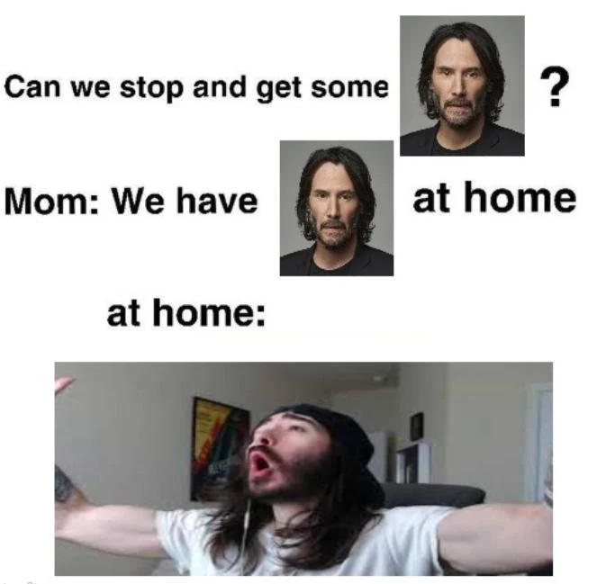 We have Keanu at Home | Scrolller