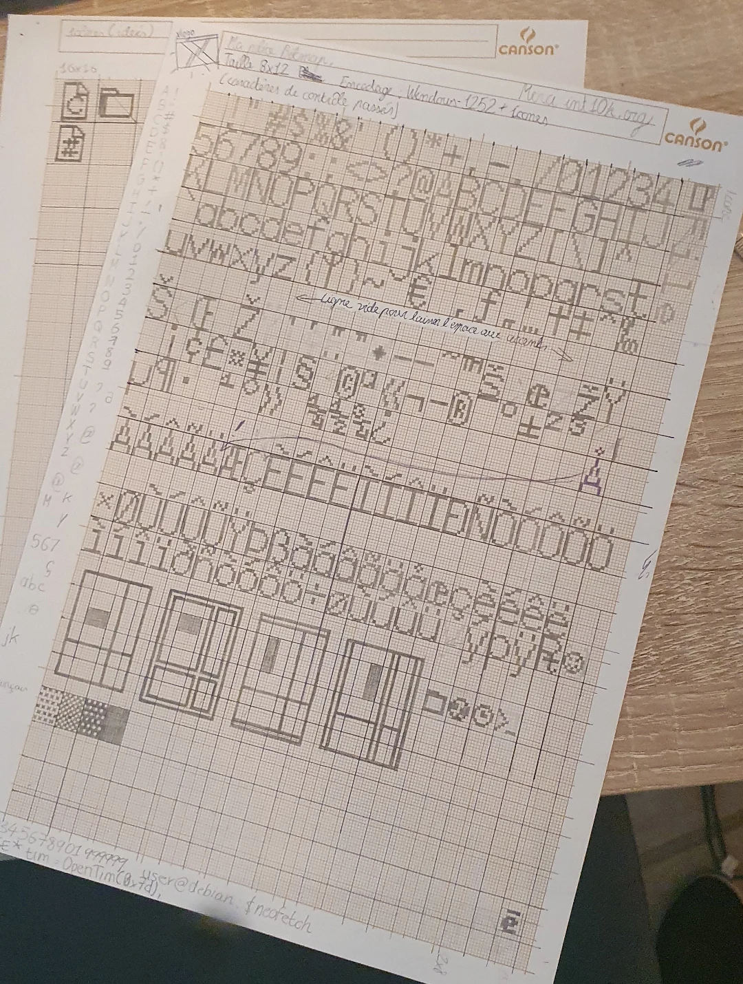 [awesome] I'd want to make my own terminal bitmap font. Thoughts ...