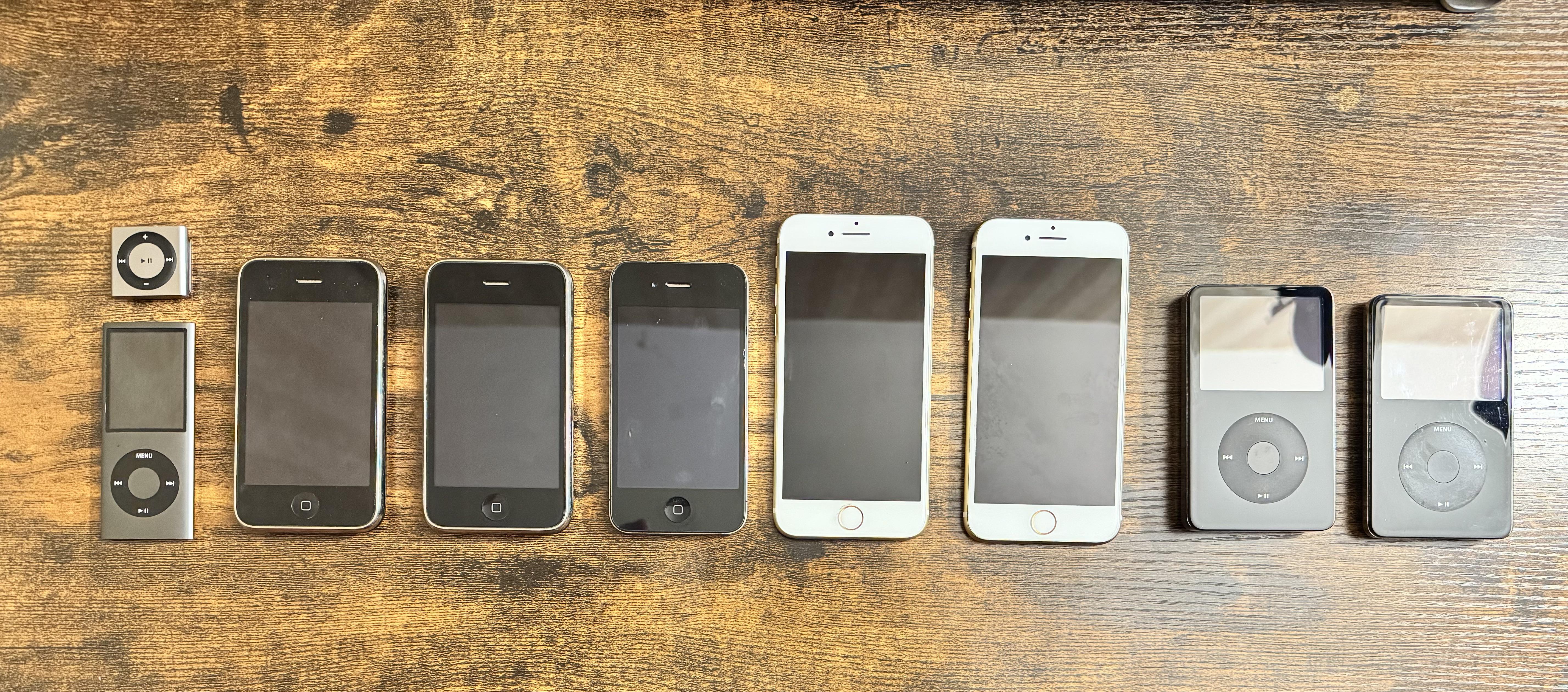 Iphone Collection Display My iPhone and iPod collection through the years | Scrolller