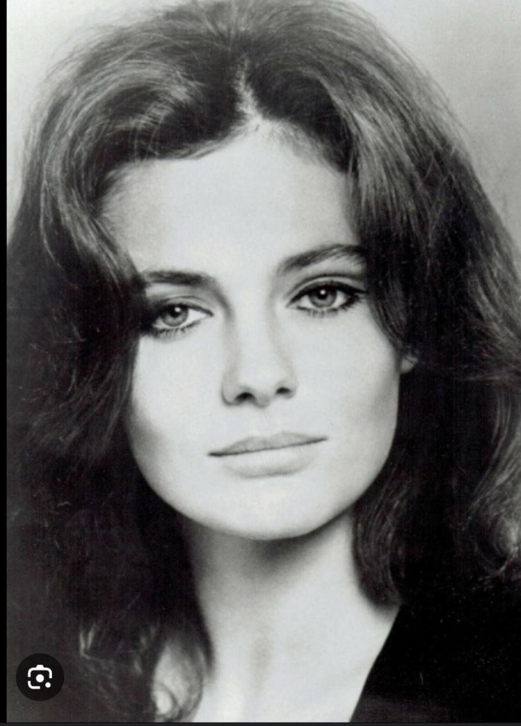 Paulina Porizkova with various hairstyles, wearing swimwear and tops in professional photos.