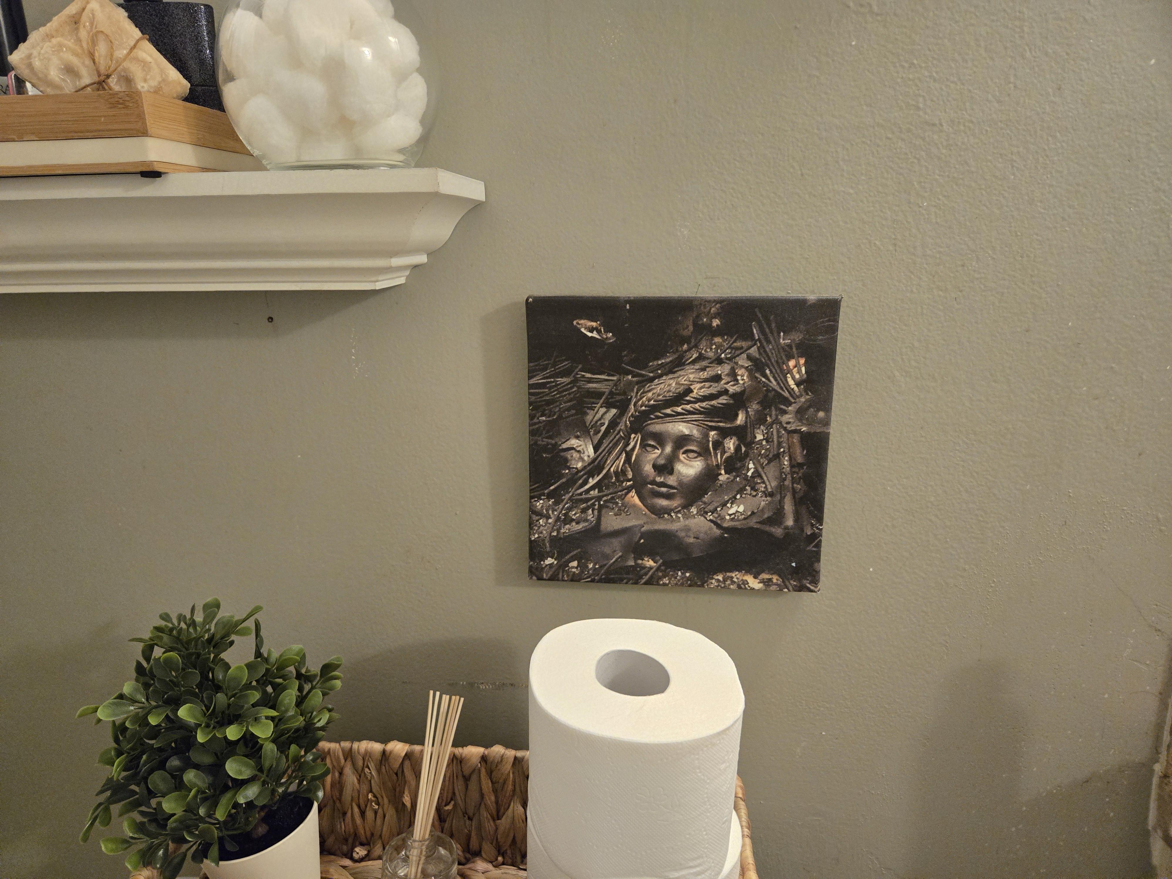 How to protect bathroom art