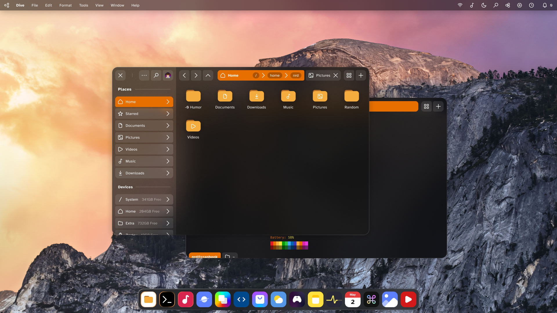 [nullshell] macos-inspired setup | Scrolller