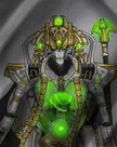 An edit to an old drawing of my Necron character
