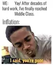 Inflation can kiss my poor ass 😓
