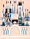 "It's a Small World" concept art by Mary Blair