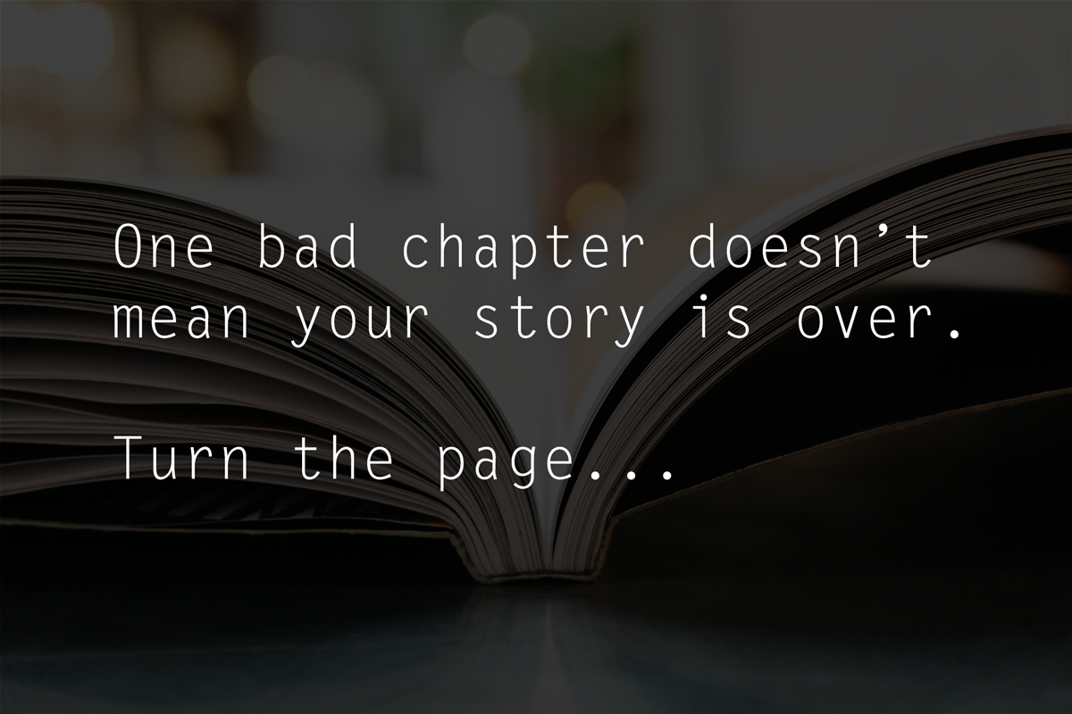 One bad chapter doesn't mean your story is over [image] | Scrolller