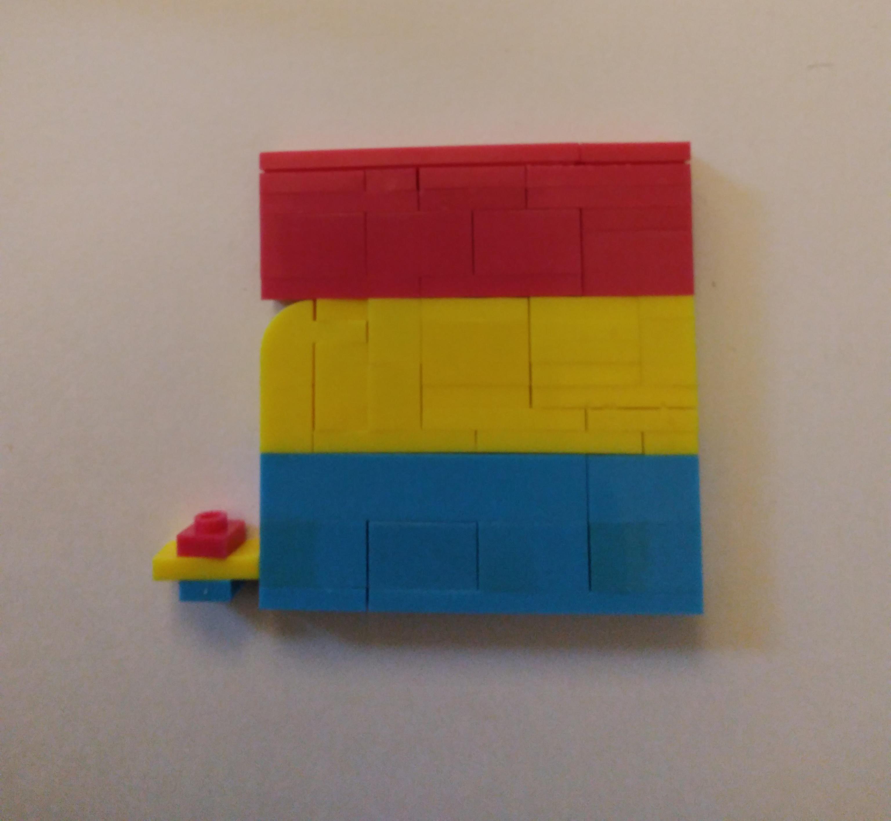 Lego pan flag