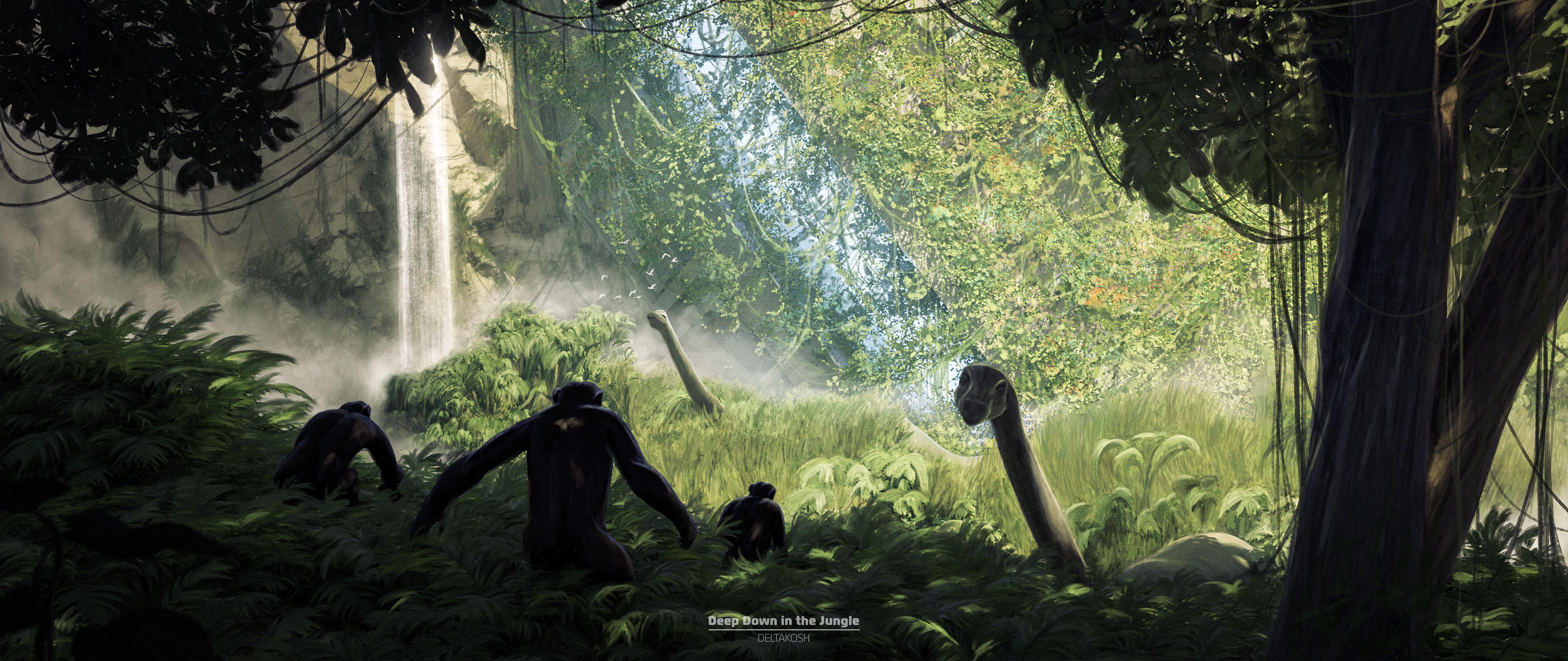 Deep down in the jungle by me