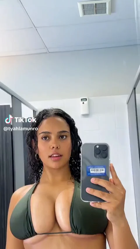 Literally bursting from her top 🔥