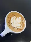 Vanilla oat latte w cinn!