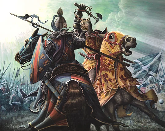robert-the-bruce-and-henry-de-bohun-at-the-battle-of-bannockburn-by