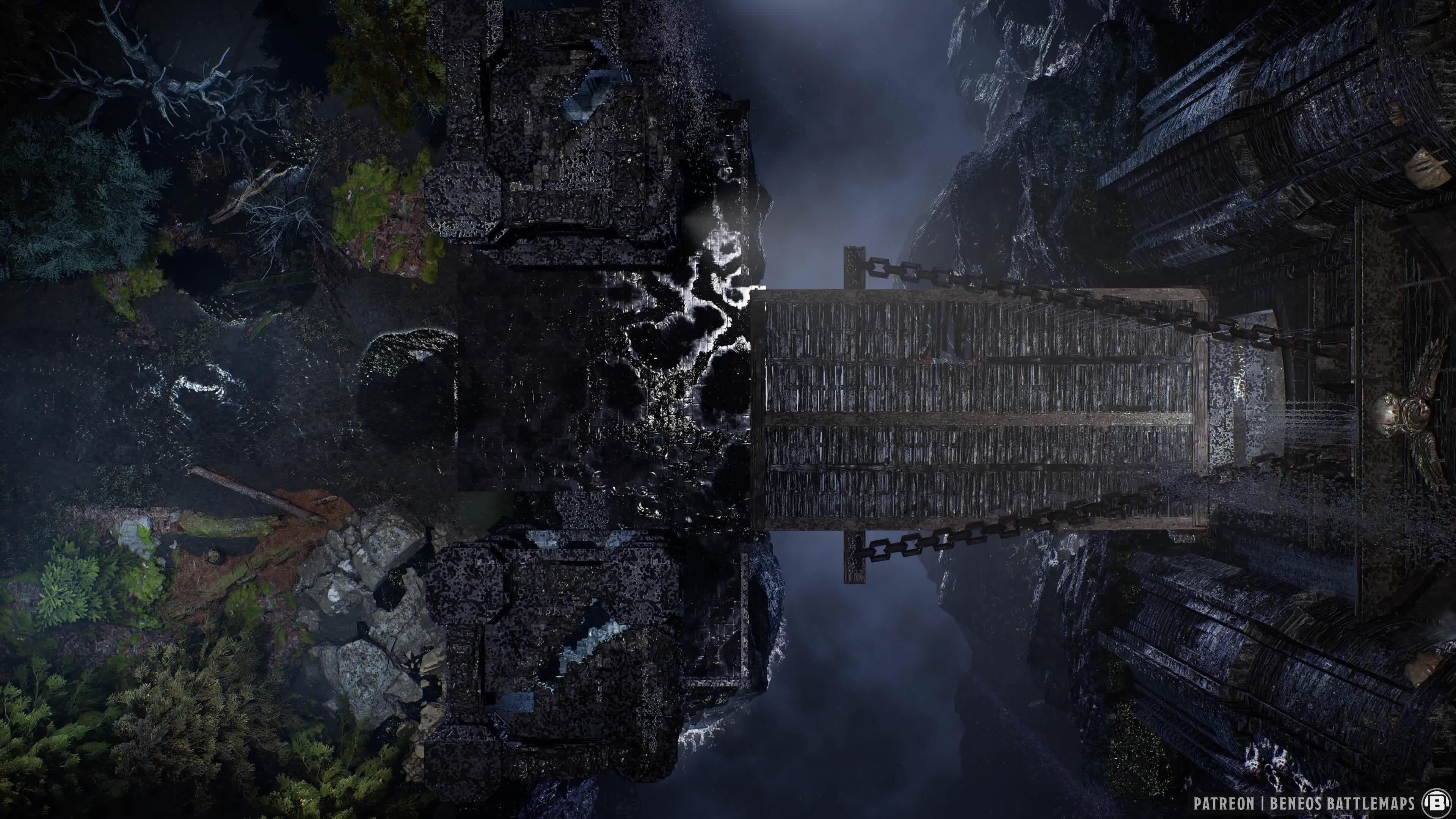 Discover More Like Battlemaps Draw Bridge In A Thunderstorm