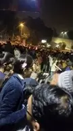 Lathi charge at Mandi house metro station due to huge crowd.