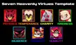 Here is the Seven Heavenly Virtues from the Hazbin Hotel universe.