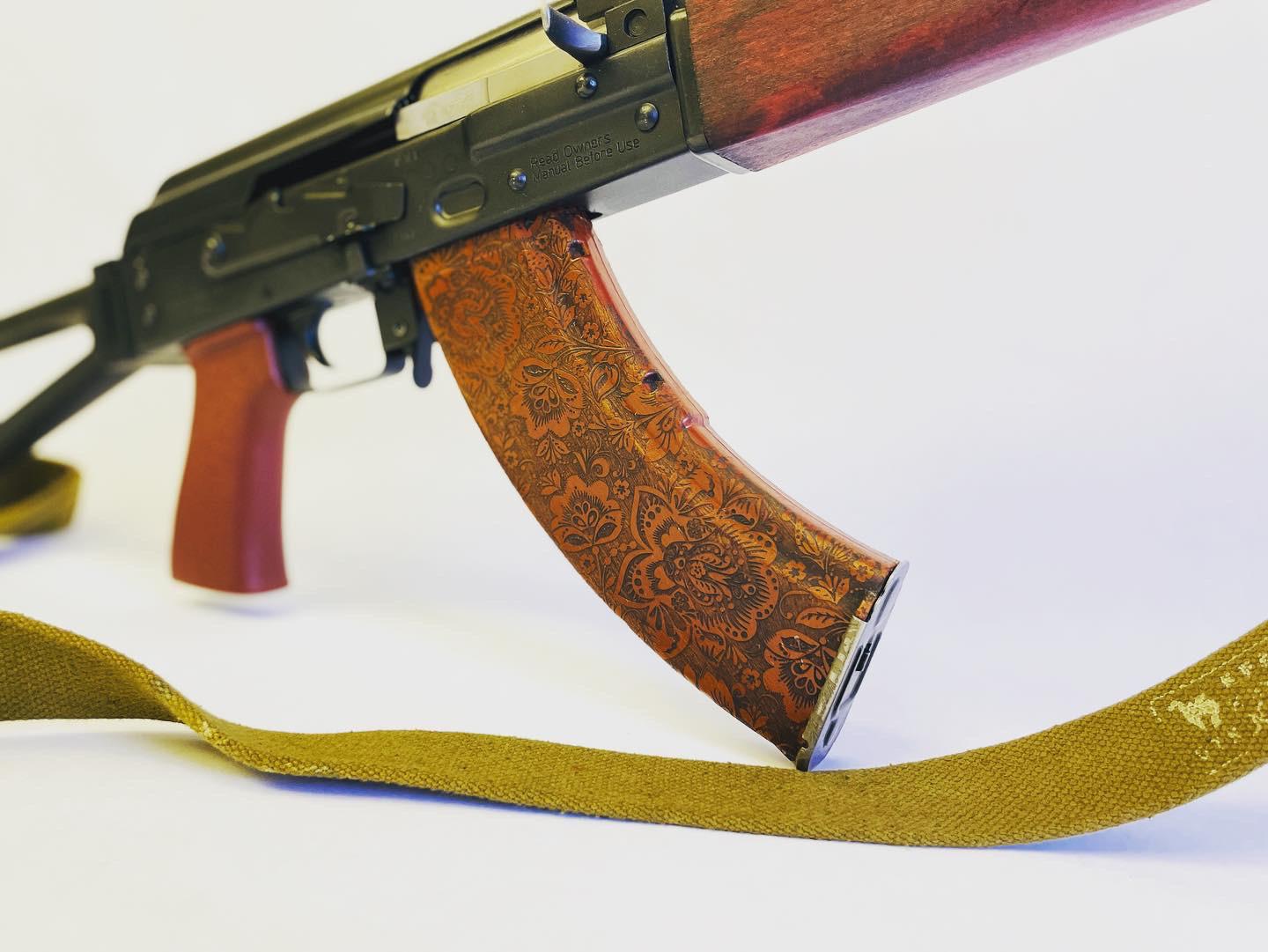 Zastava Zpap M70 featuring some custom bakelite