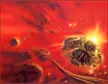 Raft by Bob Eggleton, cover art for 'Raft' by Stephen Baxter