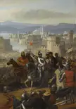 In 1399, a French force of 1200 men under Marshal Boucicaut was sent to Constantinople then besieged by the Ottomans. The French managed to achieve numerous successful sorties, but the siege was eventually lifted following the disastrous Ottoman defeat at Ankara against Timur. By Jean-Pierre Granger