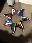 My Air Jordan 1s collection. The Air Jordan 1 is my favorite shoe