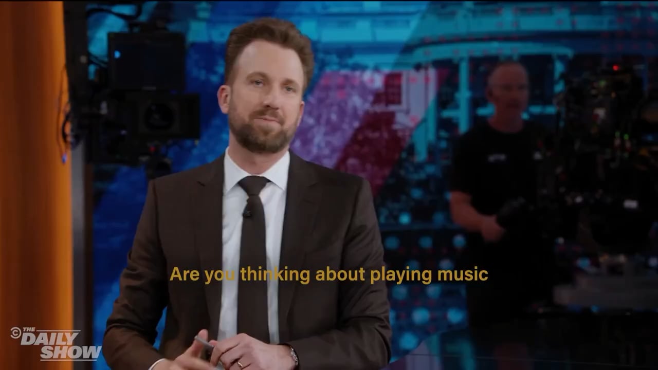 Jordan Klepper talks colonoscopies (he’s getting ready to have one) w/ the TDS audience