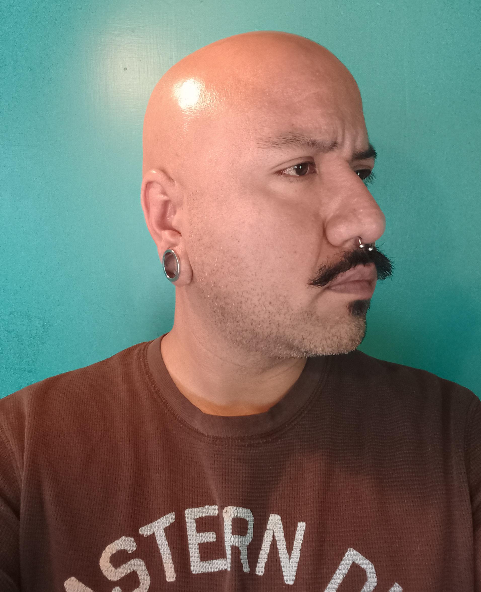 Bald Head with Mustache: The Bold Style That Defines Confidence