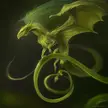 Vine Dragon by artist Claudya Schmidt