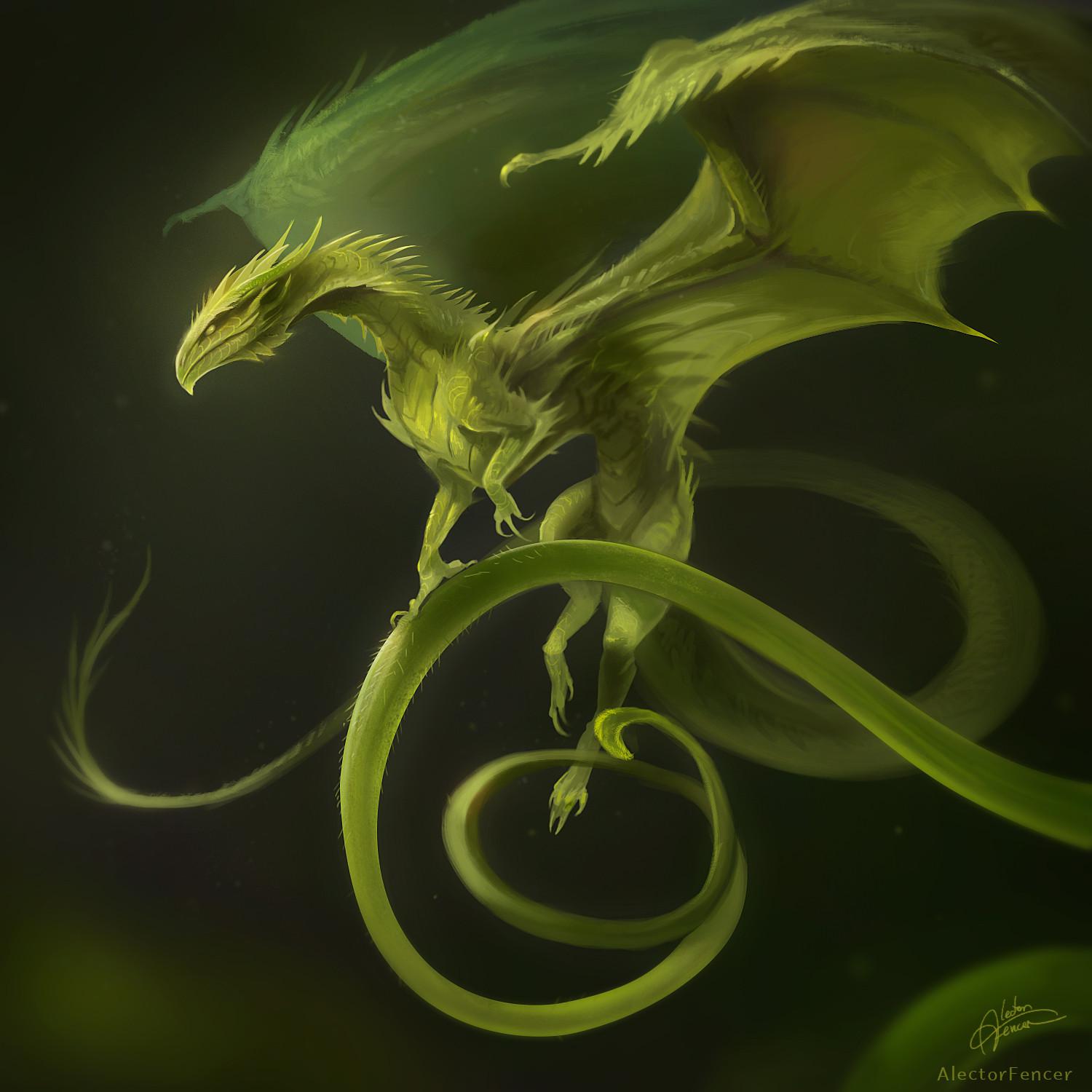 Vine Dragon by artist Claudya Schmidt
