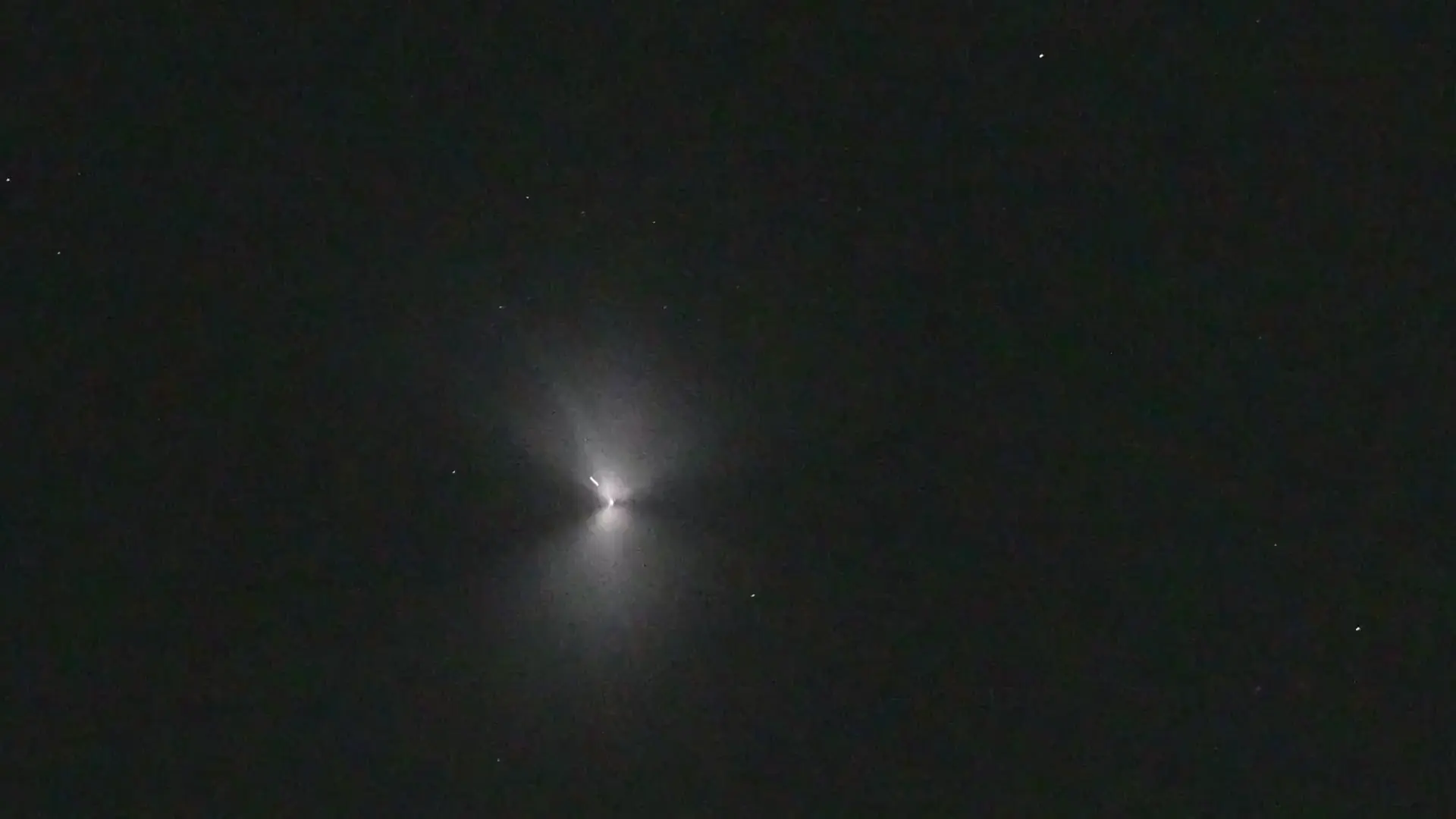 Falcon 9 second stage performing burns and/or venting propellant from 300km below (Starlink Group 6-63)