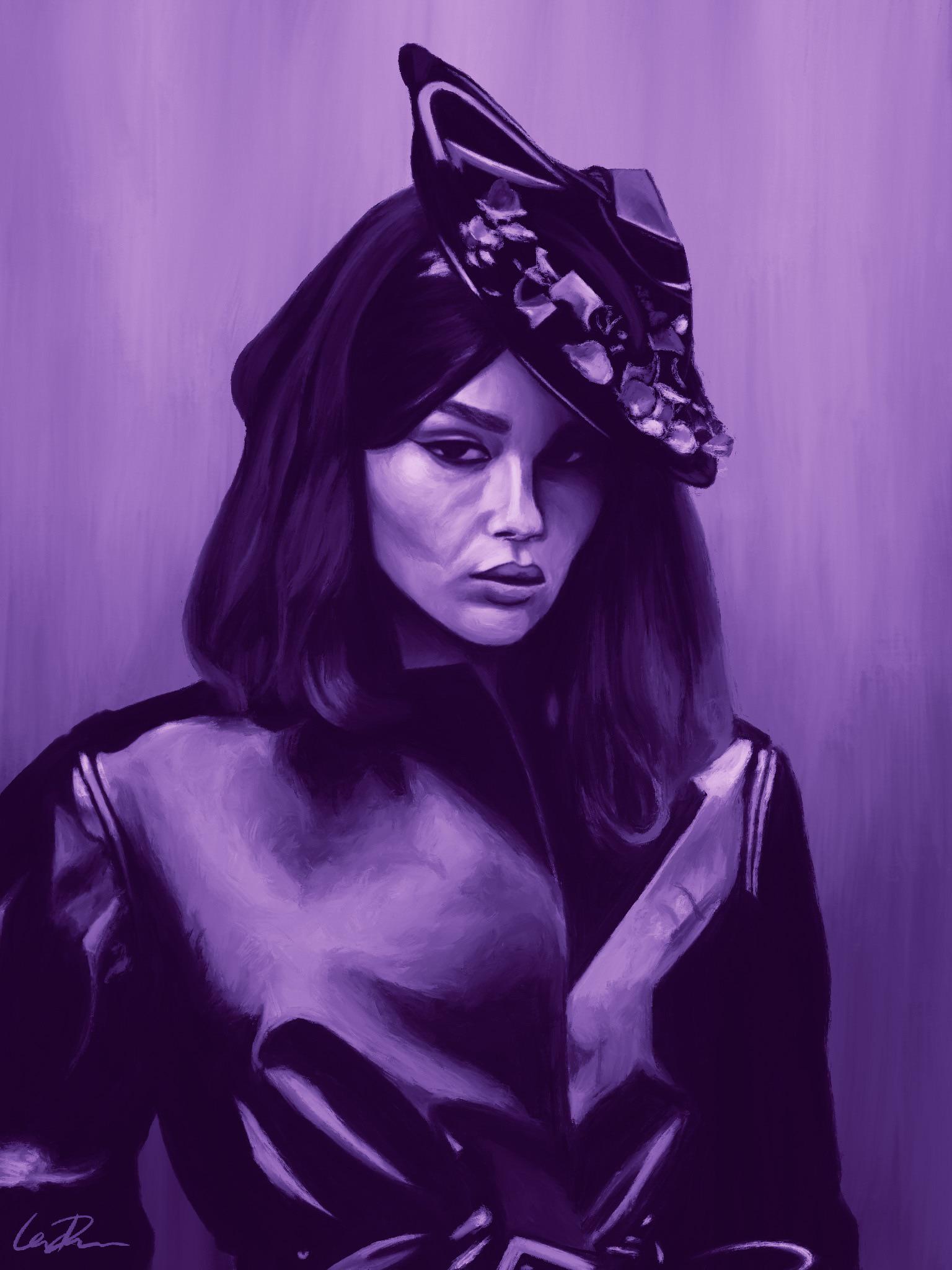 FANART: Selina Kyle painting by me | Scrolller