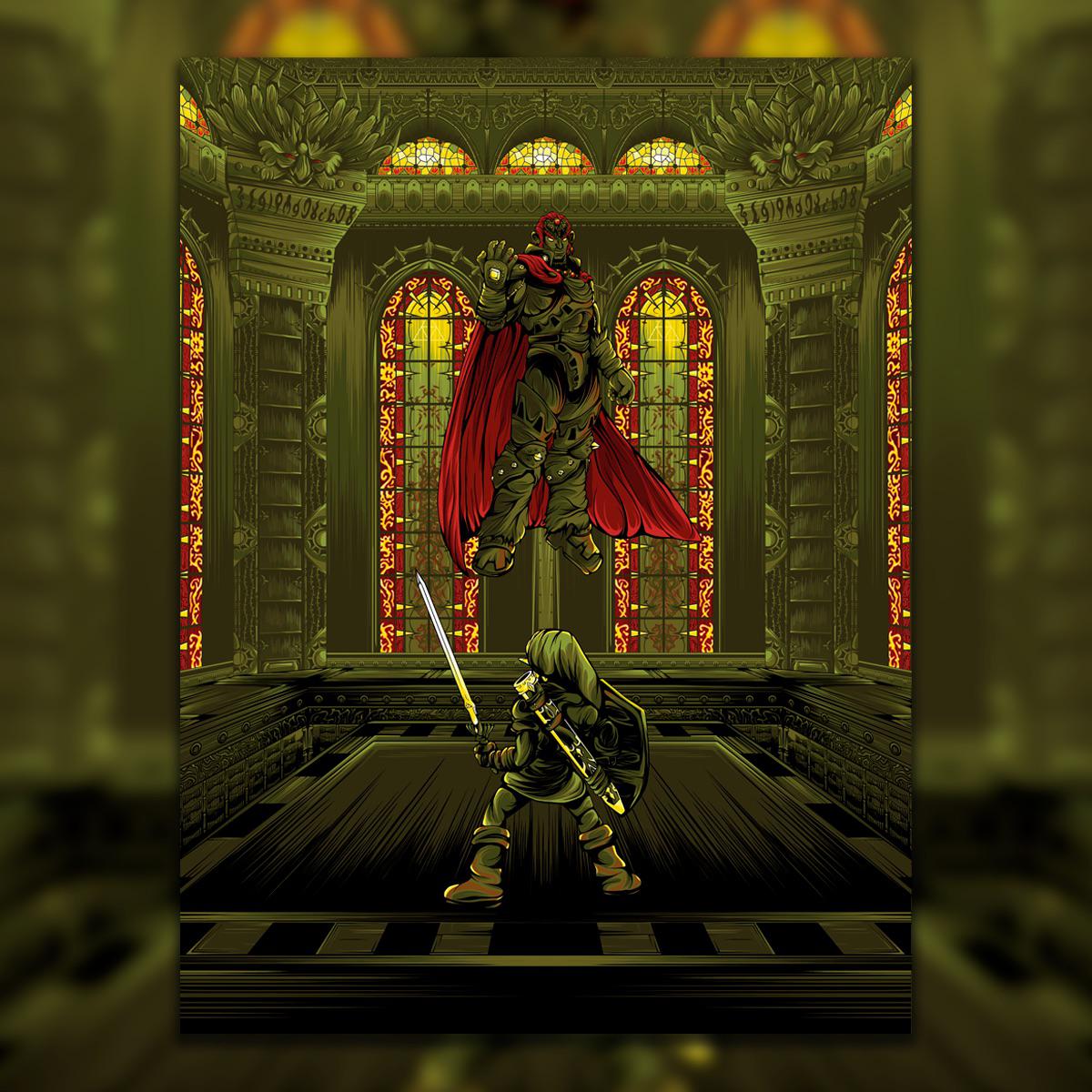 [OoT] [OC] Finished my Ocarina of Time piece!