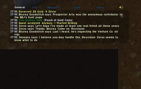 elvui chat window disappeared