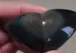 [OC] Obsidian heart with a man-made heart pattern inside (1080 x 750 pixels)