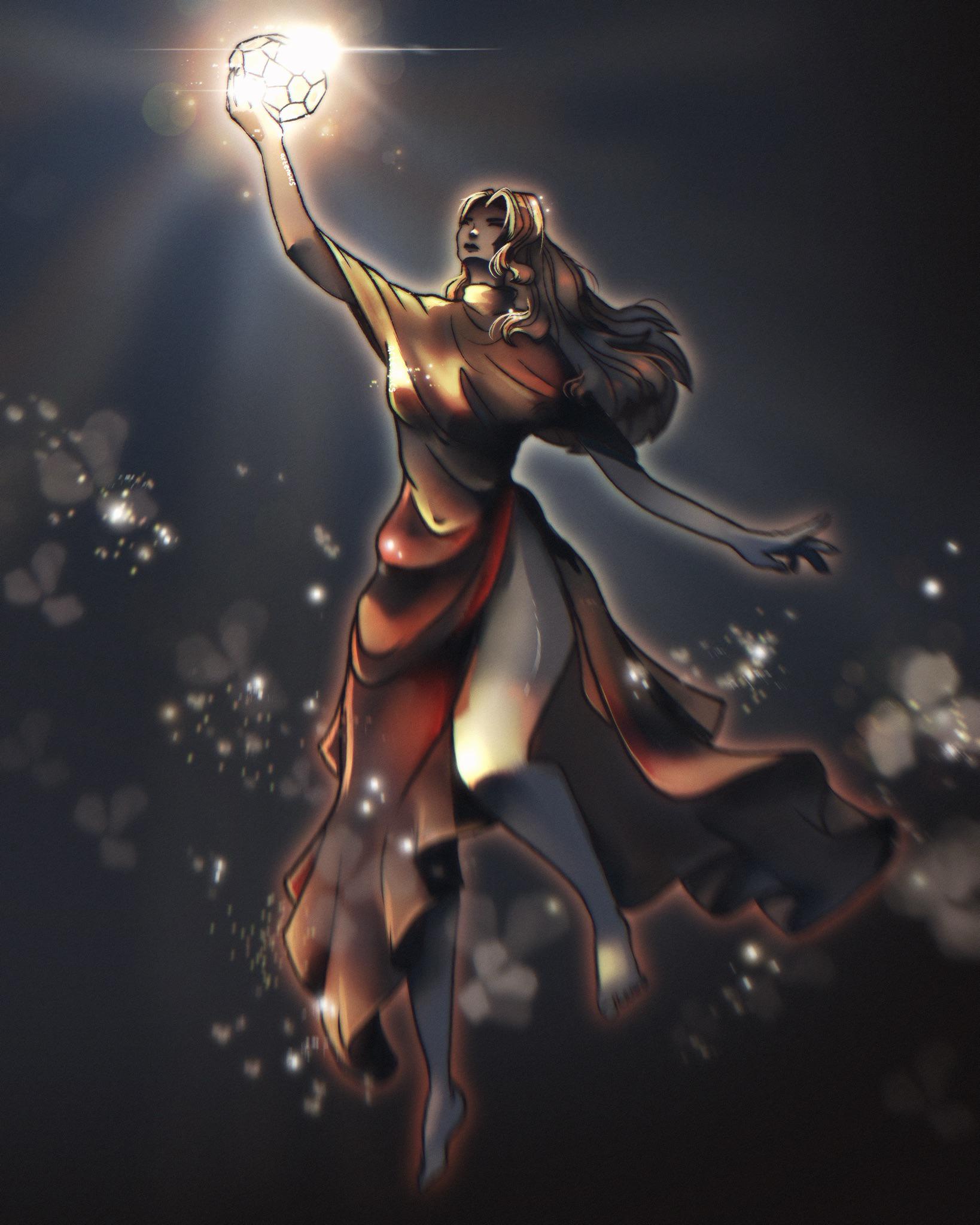 Discover more like ImaginaryTamriel: [OC] Interpretation of Meridia, by ...