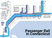 Map of Passenger Rail in Connecticut 