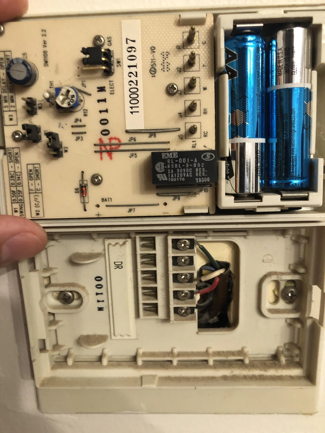 Can this decades old heating/thermo control with RC, RH, W, Y, G pins ...